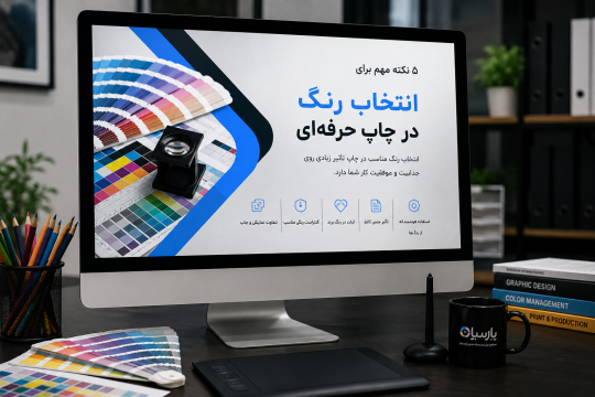 5 نکته مهم برای انتخاب رنگ در چاپ  های حرفه‌ ای